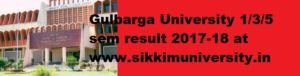 Gulbarga University 1/3/5 Sem UG/PG Results 2022 BA BCOM BSC MA M.Sc 2