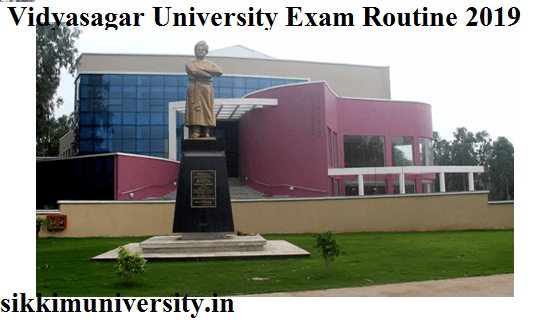Vidyasagar University Ist, 2nd, 3rd Year Routine 2021 BA BSC BCOM MA Date Sheet 1