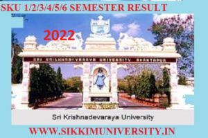 SKU Degree Results 2022 Semester - Manabadi UG BSC BA BCOM Result at skugexams.in 1