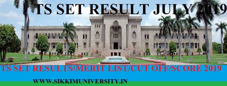 TS SET 2019 Result - Telangana SET Merit List, Qualify marks List @Telanganaset.org 1