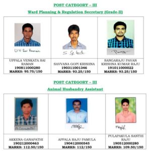 AP Grama Sachivalayam Result 2019 Released [*OUT*] Merit List/Cutoff Marks 5