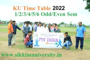 Krishna University Degree Date Sheet Oct/Nov 2022 - KU CBCS Ist, 3rd, 5th Sem & 2nd, 4th, 6th Sem Time Table 2022 1