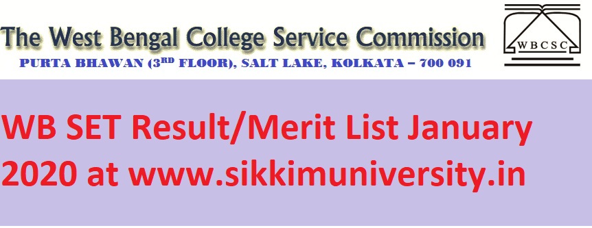 WB SET Result/Merit List 2022 - Check West Bengal SET Exam Cut Off Marks E-Certificate 2022 at Wbcsconline.in 1