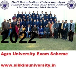 Agra University Exam Schedule/Date Sheet 2022, DBRAU Agra Sem. Exam Routine Download 1