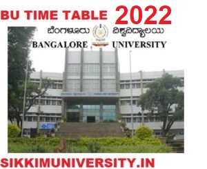 Bangalore University Time Table 2022 ALL Sem, BA BCOM BSC Exam Routine 2022 Pdf 1