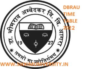 Agra University Date Sheet 2022 - DBRAU BSC BA BCOM Time Table/Exam Scheme 2022 Download 1