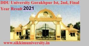 DDU University Gorakhpur Ist, 2nd, Final Year Result 2022 BSC, BA, BCOM, MCOM, MSC Exam 1