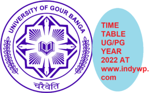 Gour Banga University IIIrd Year Exam Schedule 2022 - Ugb.ac.in UGB Part 3 BA BSC BCOM Routine 2022 1