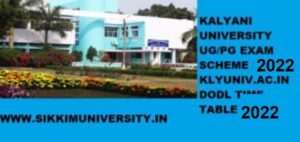 Kalyani University Schedule/Time Table 2022, Kly.ac.in Part I, II, III, DODL UG/PG Date sheet 1