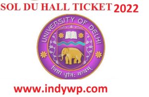DU SOL Hall Ticket/Admit Card May 2022 - Delhi University SOL Roll No. DOB June 2022 1