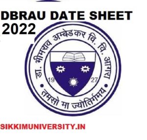 DBRAU BA Ist, 2nd, 3rd Year Date sheet 2022, Agra University BA Exam Date /Schedule 2022 1