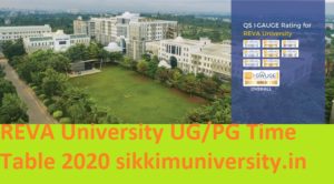 REVA University UG/PG Exam Time Table 2022- Download Reva University Bangalore All Courses Exam Date Sheet 2022 1