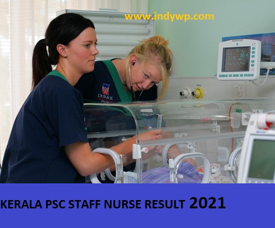 Kerala PSC Gr. II Staff Nurse Result 2021 - Kerala PSC IMS Staff Nurse Exam Merit List/Cut Off/Rank List 2021 1
