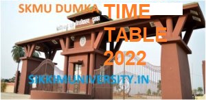 Sido Kanhu Murmu University Exam Routine 2022 - SKMU Part I, II, III BA BCOM BSC B.Ed Exam Schedule 2022 1