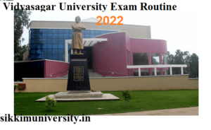 Vidyasagar University Ist, 2nd, 3rd Year Routine 2022 BA BSC BCOM MA Date Sheet 1