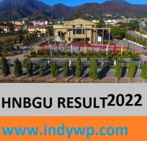 HNBGU Result 2022 for Ist, 2nd & Final year BA, BSC, BCOM, MA, MSC Exam 1