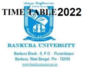 Bankura University Time Table 2022 BA BSC BCOM MA MSC Ist, 2nd, 3rd Exam Routine 2022 1