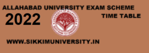 Allahabad University BA 1, 2, 3rd Year Time Table 2022 - UOA BA Ist, 2nd, 3rd Year Exam Date sheet 2022 1