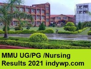 MMU Mulana UG/PG Results 2022 Maharishi Markandeshwar University Mulana ...