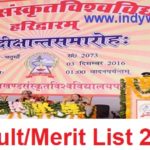 Uttarakhand Sanskrit University B.Ed Result/Merit List 2022 - Usvv.org USVV B.Ed A Test Result /Cut Off/Counseling 2022 3