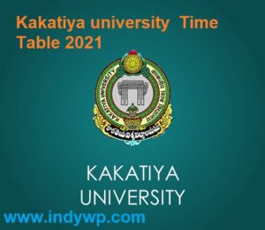 Kakatiya University Degree Date Sheet Sept. 2022(Released) for First Sem BBA BA BSC BCOM @Kuonline.co.in 1