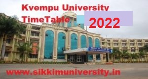 Kuvempu University Exam Schedule 2022 Part I, II,III PG/UG Regular IDE Degree Sem Exam Routine 1