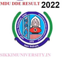 MDU DDE Result 2022 Part 1st, 2nd, 3rd Year BA BCOM BSC Exam 1