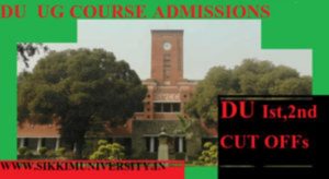 DU Cut Off 2022 Ist/2nd Cut Off Delhi University College Wise Commerce Science Arts Stream 2