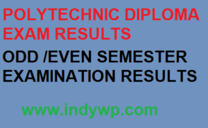 Diploma Results 2022 Sem. 2/ 4 /6 Exam Results Polytechnic Diploma Name Wise Download 1