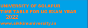Solapur University Exam Schedule 2022 BA BCOM BSC Exam Date sheet/Routine 1