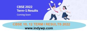 CBSE TERM-I Result/Score Card 2022 for 10th And 12th Download @Cbse.gov.in 1